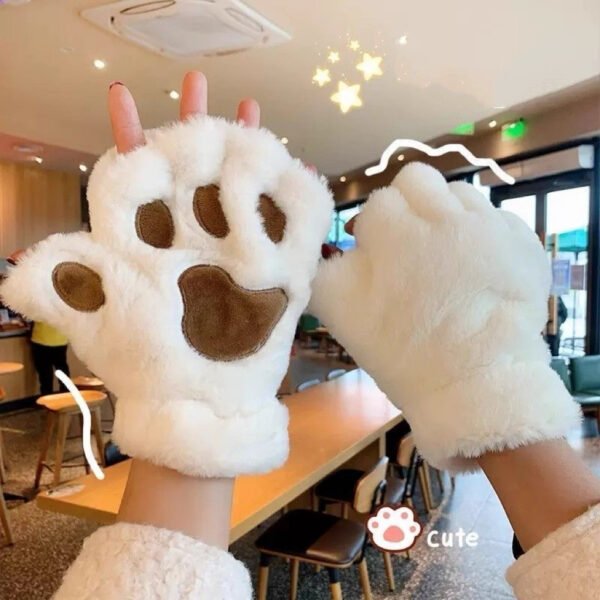 Plush bear gloves 💕🧸